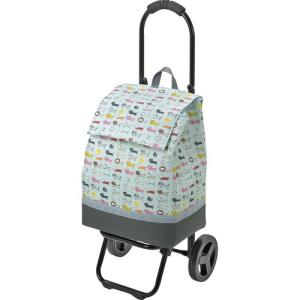 シャルミス ネコ柄ショッピングカート スカイブルー 15-5038-81(A3)ギフト包装・のし紙無料
