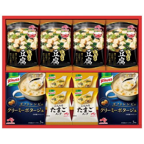 味の素 具たっぷり味噌汁&amp;クノールスープギフト FDM-30D お歳暮 御歳暮 送料無料
