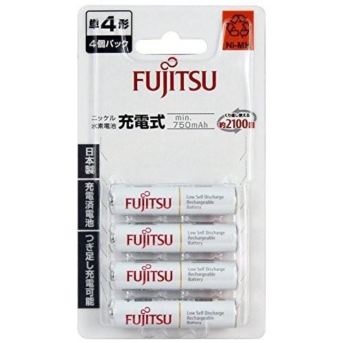 【ポスト投函・送料無料】富士通 FDK 単4形充電池4本 スタンダードタイプ 単4 充電池 HR-4...