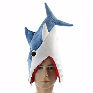 コスプレ イベント用おもしろグッズ サメ 型 帽子　キャップ ブルー｜bpm-original2