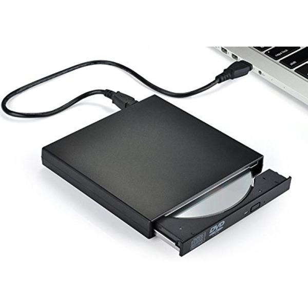 SEVEN ポータブル USB接続 DVDドライブ 外付け バスパワー CD-R CD-ROM DV...