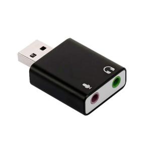 origin USB外付けサウンドカード USB⇔オーディオ変換アダプタ 3.5mmミニジャック ヘッドホン出力/マイク入力対応 小型軽量｜br-market