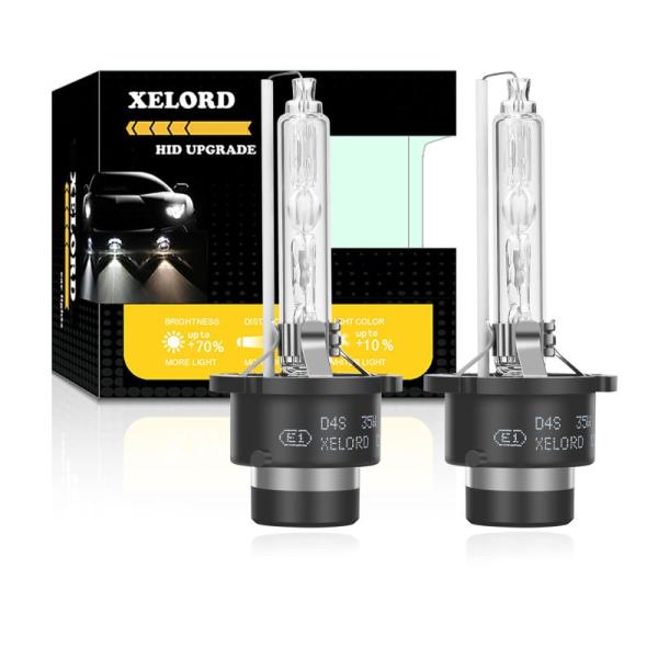 XELORD ヘッドライト D4S HID バルブ 6500K ホワイト 純正交換用 D4S HID...