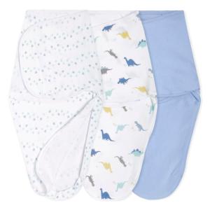 aden + anais Essentials Easy Swaddle Wrap - Dino-rama - 0-3m｜br-market