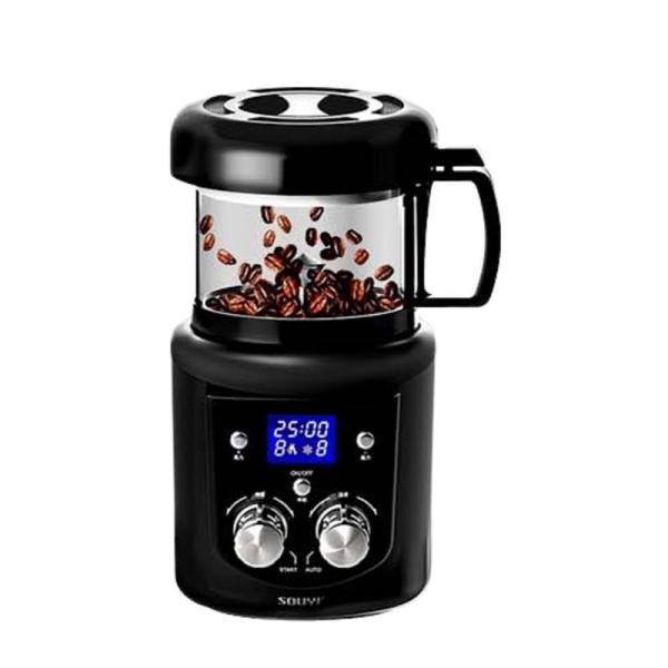 本格コーヒー 生豆焙煎機 コーヒーロースター ムラが出ない熱風式 自動冷却機能 浅煎りから深煎り可能...