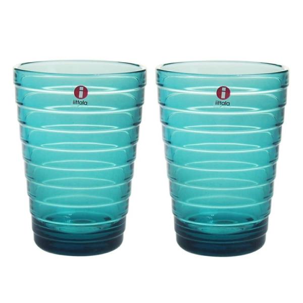 イッタラ (iittala) アイノ・アアルト ハイボール 330ml シーブルー ペア 並行輸入品