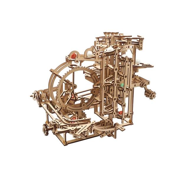 Ugears マーブルランステップホイスト 70157 木製パズル 工作 模型 接着剤工具不要 大人