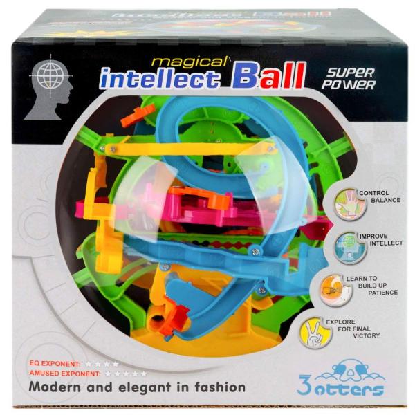 3匹のカワウソ 3Dパズルボール 138個の障害物迷路ボール インタラクティブ迷路ゲーム 教育玩具 ...
