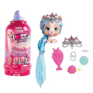 IMC Toys VIP ペット サプライズ ヘアリビール - シリーズ2 グリッターツイスト - スタイルは異なる場合があります ピンク｜br-market