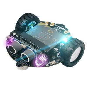 Yahboom micro:bit グラフィックプログラミングロボットキット 小学生 STEM教育 DIY ラインパトロール 障害物回避 ロ｜br-market