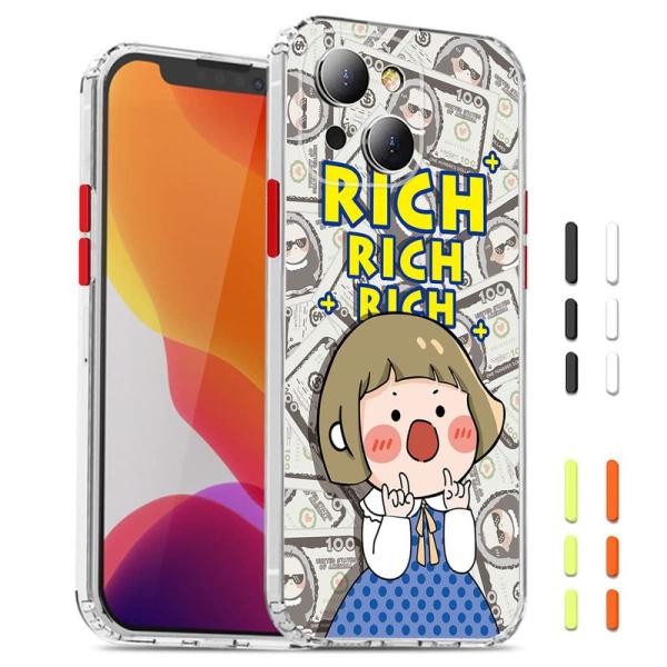 iPhone 13 ケース 韓国 人気オシャレ かわいい アニメキャラクター あいふぉん 13 携帯...