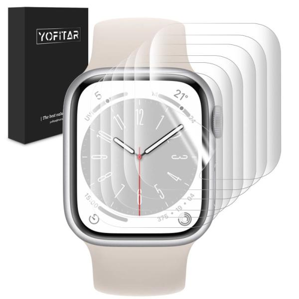 YOFITAR Apple Watch Series 9/8/SE2/7/6/SE/5/4 用フィル...
