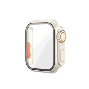 Apple Watch Ultra風カバーUltra風外観 アップルウォッチ ケース 日本製 Dragontrail? 強化ガラス 9H硬度｜br-market