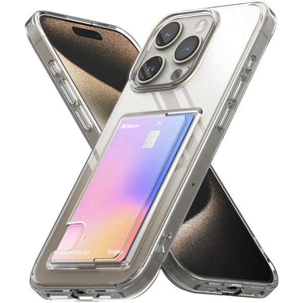 RingkeiPhone15 Pro Max ケース FUSION CARD TPU+PC 黄ばみな...