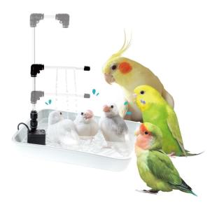 かんたん どこでも ミニシャワー 給水器 シンプル清潔 インコ 水浴び 鳥、猫、小動物に 設計自由自在｜br-market