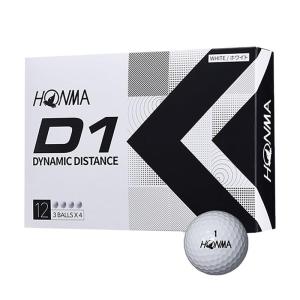 ホンマ ゴルフ ボール D1 D-1 BT2201 2ピース ソフト アイオノマー 飛び系 飛距離 ディスタンス ゴルフボール 1ダース 1｜br-market
