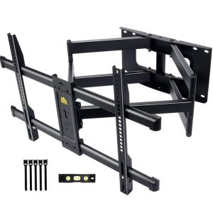 FORGING MOUNT テレビ壁掛け金具 50-90型LCD/LED対応 中大型壁掛けテレビ金具 耐荷重75kg 76.5CMロングアー｜br-market