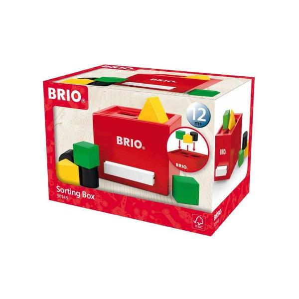 BRIO 形合わせボックス(赤) 30148