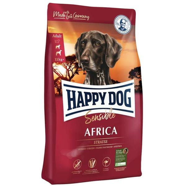 HAPPY DOG (ハッピードッグ) アフリカ (ダチョウ) アレルギーケア 中型犬 大型犬 成犬...