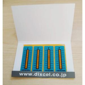 DIXCEL ディクセル 貼り付け キャリパー温度シール（4枚入り） CTS-F04｜br-select-store