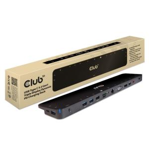 Club3D USB 3.2 Gen1 Type C HDMI/DisplayPort/VGA トリプル ディスプレイ 100W ダイナミッ｜br-select-store