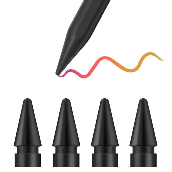 GD13 交換用ペン先 GOOJODOQ Apple pencil適用替えペン先 4個入り 黒ペン先...