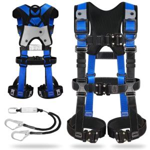 フルハーネス 新規格 セット フルハーネス安全帯：全身反射 安全保護 Amazon.co.jp: [TT TRSMIMA] フルハーネス 新規格 セット フル