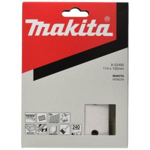 マキタ(Makita) マジックサンディングペーパー240 114X102mm 白 四角(10入) A-52495｜br-select-store