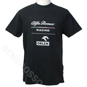 アルファロメオ レーシング エッセンシャル Tシャツ ブラック SFR-ESTSB71000｜br-sf