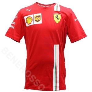 PUMA スクーデリア フェラーリ チーム Tシャツ 2021 レッド 763033-02｜br-sf