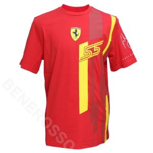 PUMA スクーデリア フェラーリ チーム C.サインツ スペインGP ドライバー Tシャツ 2023 レッド 763538-01｜br-sf