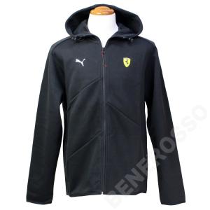 PUMA フェラーリ SF フーデット スウェット ジャケット ブラック 762384-02｜br-sf