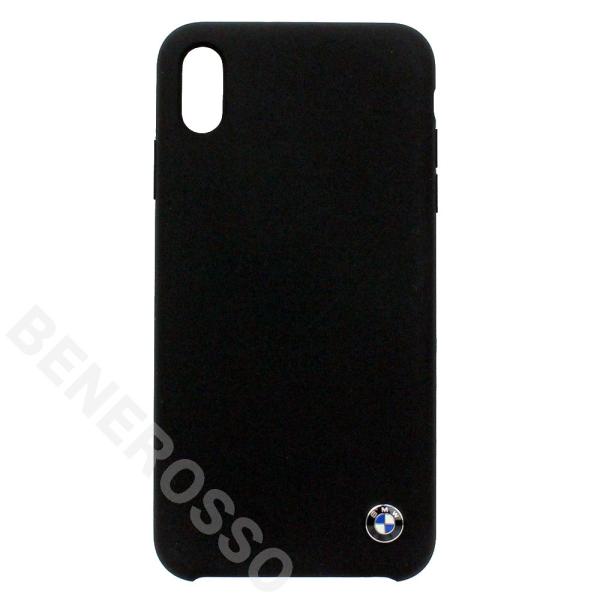 BMW iPhone XS Max シリコン ハードケース ブラック BMHCI65SILBK