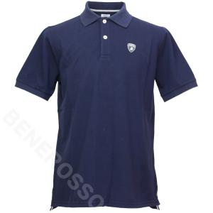 ランボルギーニ メンズ シールド ポロ ダークネイビー 9009553CCU000