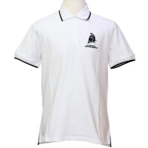 ランボルギーニ メンズ Bull ピケ ポロシャツ ホワイト 9009557CCW07
