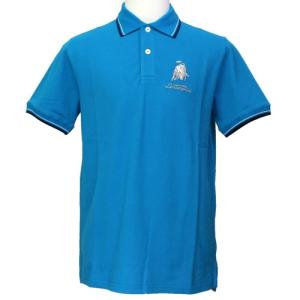 ランボルギーニ メンズ Bull ピケ ポロシャツ カリビアンブルー 9009557CCU116
