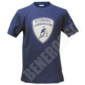 ランボルギーニ メンズ プリント シールド Tシャツ デニム 9011601CCU160