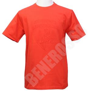 ランボルギーニ メンズ エンボス シールド Tee オレンジ 9011569CCO007