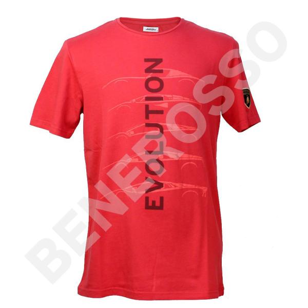 ランボルギーニ メンズ エボリューション Tシャツ レッド 9011609CCR051