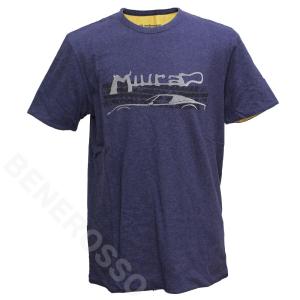 ランボルギーニ メンズ Miura リバーシブル Tシャツ NV/AG  9012035CCU188