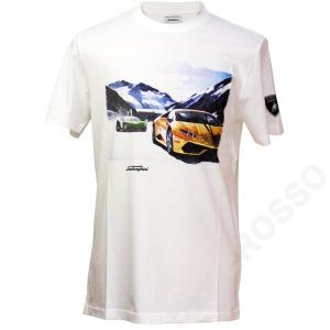 ランボルギーニ メンズ ウラカン ドライブ Tシャツ ホワイト 9012085CCW017