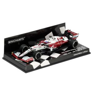 MINICHAMPS 1/43スケール アルファロメオ レーシング オーレン C41 K.ライコネン 2021 アブダビGP 417212307｜br-sf