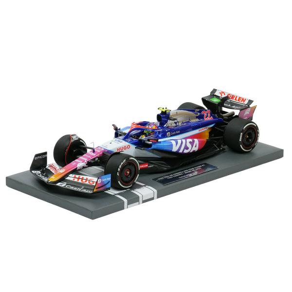 MINICHAMPS 1/18スケール ビザ キャッシュ RB F1チーム VCARB 01 角田裕...