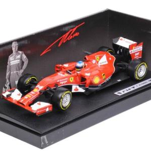 マテル 1/18スケール フェラーリ F1 2014 F14T #14 F.アロンソ ドライバー付 MT BLY67｜br-sf