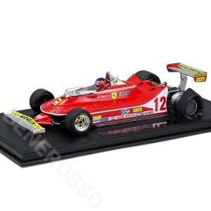 TOPMARQUES 1/18スケール フェラーリ 312 T4 ザントフォールト 1979 #12 G.ビルヌーブ ドライバーフィギア付 GRP002CN デカール加工｜br-sf