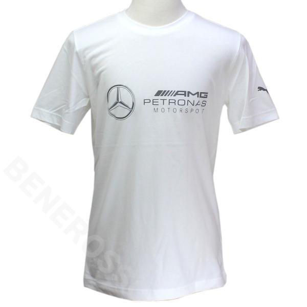 PUMA メルセデス MAPM ロゴ Tシャツ FW ホワイト 598042-03