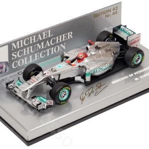 MINICHAMPS 1/43スケール メルセデスGP F1チーム MGP W02 #7 2011 M.シューマッハ 410110007｜br-sf