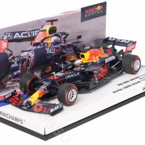 MINICHAMPS 1/43スケール レッドブル レーシング ホンダ RB16B 2021年 アメリカGP優勝 M.フェルスタッペン ユーロスポーツ別注  RBR-ES-2211｜br-sf