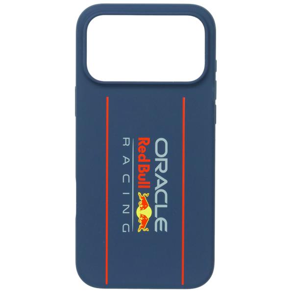 オラクル レッドブル レーシング iPhone 17ProMax シリコン バックカバー ロゴ/ライ...