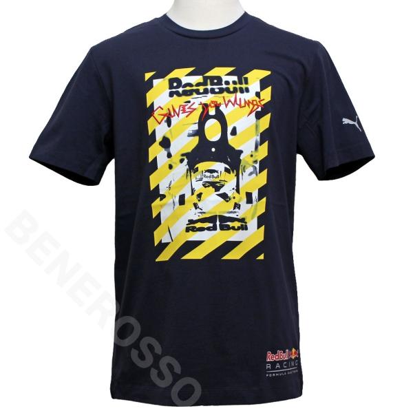 PUMA レッドブルレーシング ストリート Tシャツ ネイビー 596205-01